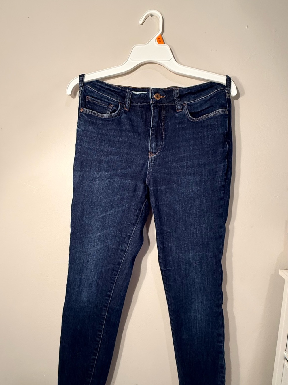 Anthropologie Dark Blue Skinny Jeans